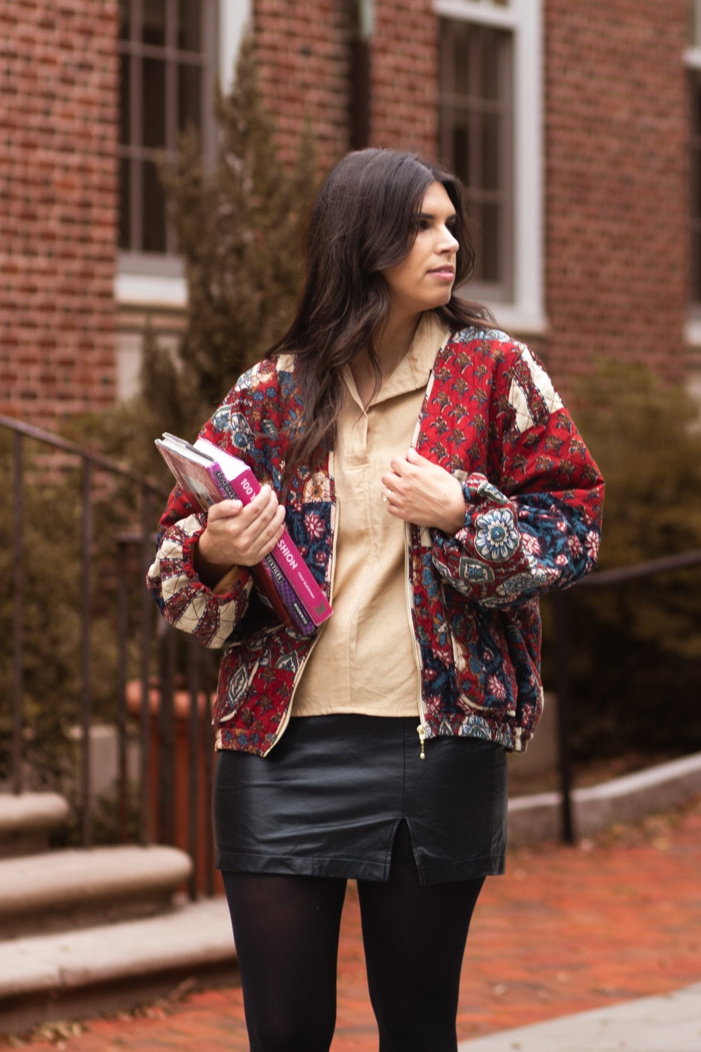 Block Printed Quilted Bomber Jacket – CHYATEE